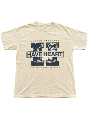 Gildan Cream Boston Hardcore Graphic Tee